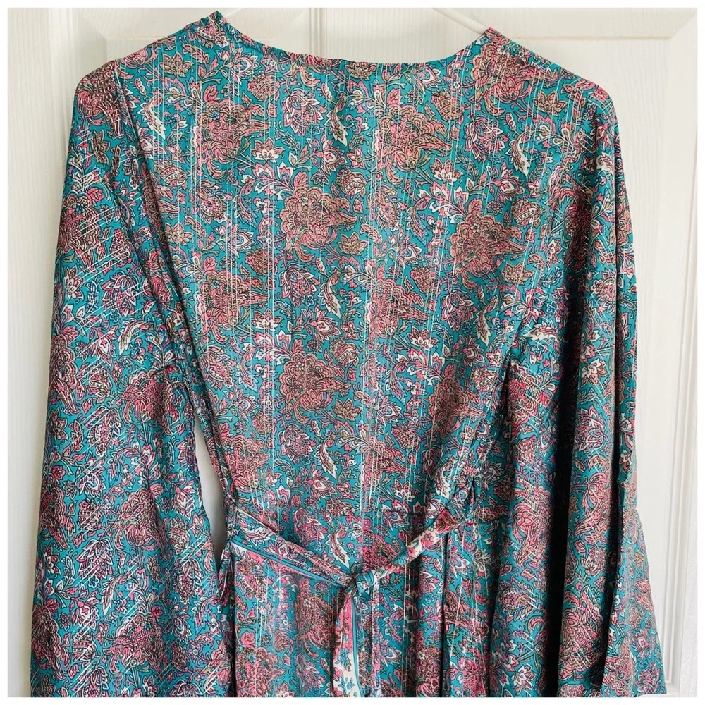 RAGA DRESS KASSIE WRAP DRESS KIMONO SIZE M - Picture 7 of 12